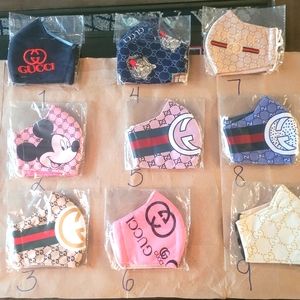 COPY - HANDMADE FASHION/ DESIGNER INSPIRED FACE MASK UNISEX